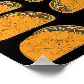 Poster Découvrez Mon Pack Six 6 Avec Tacos Pour Funny Cin (Coin)