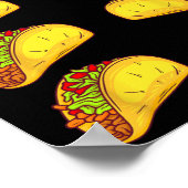 Poster Découvrez Mon Pack Six Funny Taco Boxe Cinco De M (Coin)