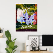 Poster Découvrez Porto Rico US (Bureau à domicile)