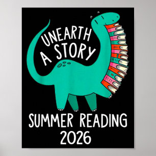 Poster Découvrez une histoire de lecture d'été 2026 Livre