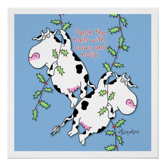 Poster Découvrir les Halls avec des vaches et Holly (Devant)
