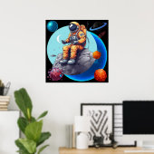 Poster Découvrir l'Univers (Bureau à domicile)