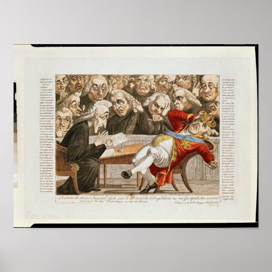 Poster Décret impérial à George III (Devant)