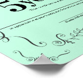 Poster Décrire le certificat anniversaire universel de l' (Coin)