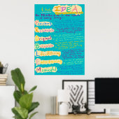 Poster d'écriture en classe Idea (Bureau à domicile)