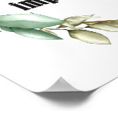 Poster d'écriture or Great Boss (Coin)