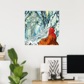 Poster “Ded Moroz” or “Father Frost” by Ivan Bilibin (Bureau à domicile)