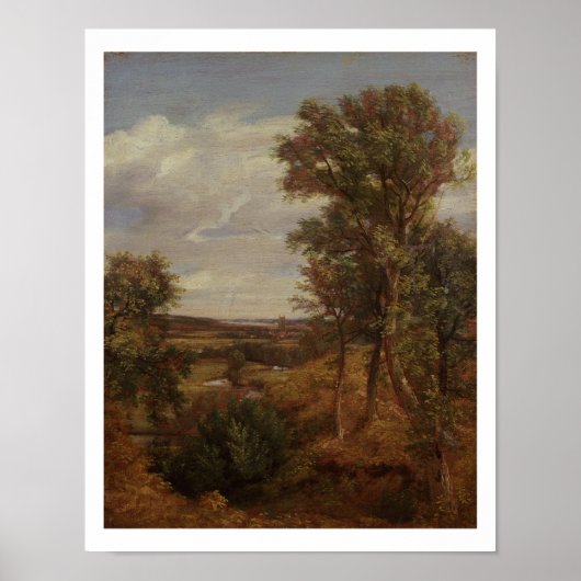 Poster Dedham Vale, 1802 (Devant)