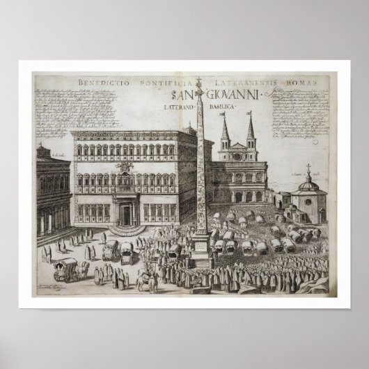 Poster Dedication of the Obelisk in the Basilica (Devant)