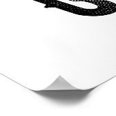 POSTER DÉDIÉ À DIEU COOL PERSONNALISABLE NOIR TEXTE (Coin)