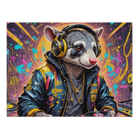 POSTER DEE JAY OPOSSUM 8 (Devant)