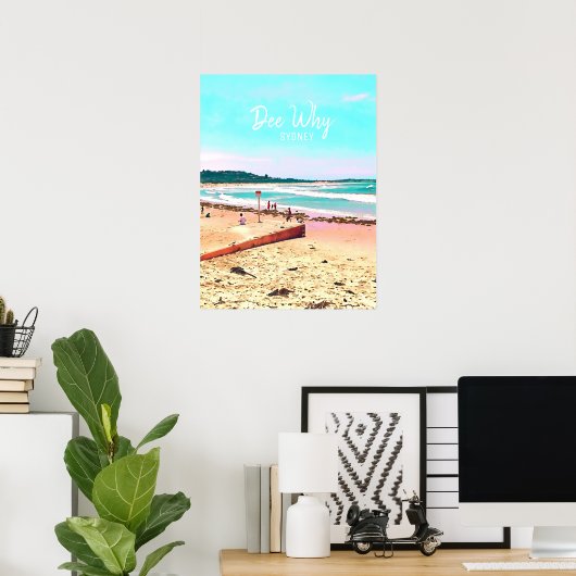 Poster Dee Why Northern beach sydney (Bureau à domicile)