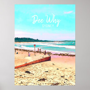 Poster Dee Why Northern beach sydney