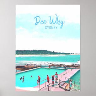 Poster Dee Why Northern beach sydney