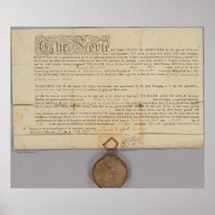 Poster Deed, New York