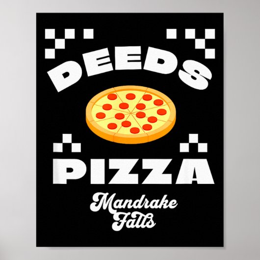 Poster Deeds Zza - Man Falls  (Devant)