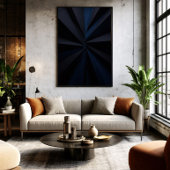 Poster Deep Blue Vortex