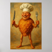 Poster “Deep Fried Dreams” –  A Humorous Portrait (Devant)