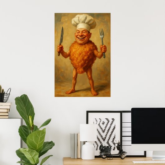 Poster “Deep Fried Dreams” –  A Humorous Portrait (Bureau à domicile)