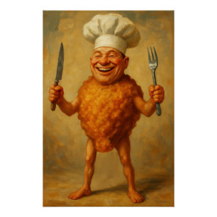 Poster « Deep Fried Dreams » – Un portrait humoristique