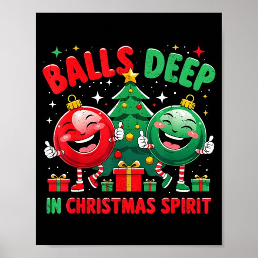 Poster Deep In Christmas Srit Funny Ornament (Devant)
