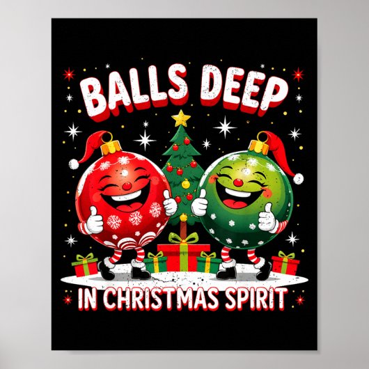 Poster Deep In Christmas Srit Funny Ornament  (Devant)