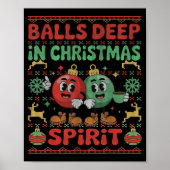 Poster Deep In The Christmas Srit Xmas Husband Ugly Sweat (Devant)
