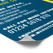 Poster Deep Sea Diver, Plongée sous-marine Leçon de publi (Coin)