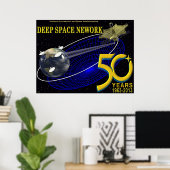 Poster DEEP SPACE NETWORK 50th Anniversary (Bureau à domicile)