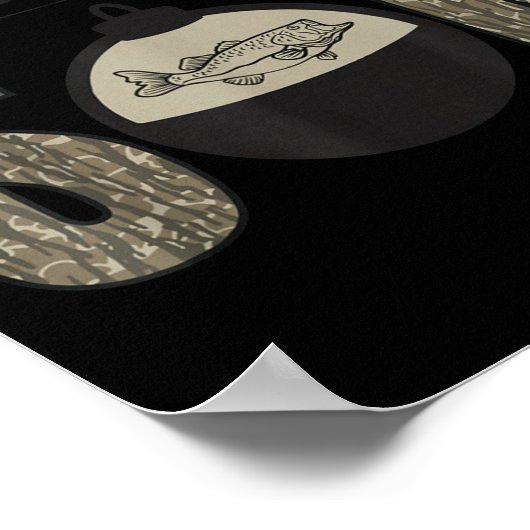 Poster Deer Duck Fish Hunting Season Christian Son Kids B (Coin)