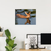 Poster Deer Fawn | Minnesota (Bureau à domicile)