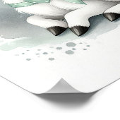 Poster Deer Forest Nursery Wall Art (Coin)