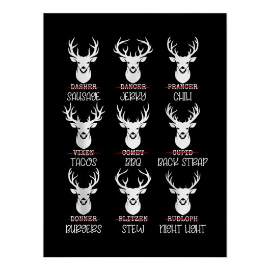 Poster Deer Hunter Buck Amateurs Tous Shanta (Devant)