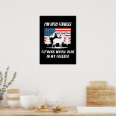 Poster Deer In My Freezer - Deer Hunter Deer Hunter Deer (Cuisine)