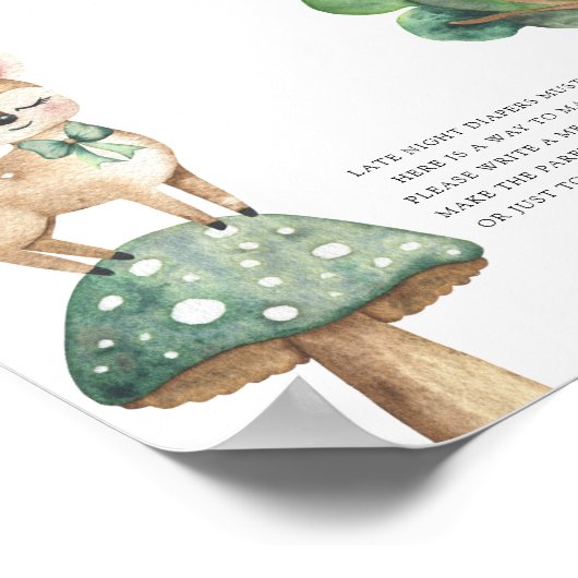 Poster Deer - Late night couches jeu (Coin)