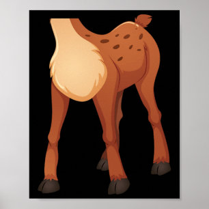 Poster Deer Lazy sans tête do-it-yourself Costume d'Hallo