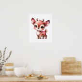 Poster Deer Nursery Art (Cuisine)