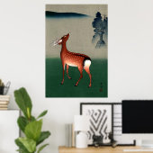Poster Deer Ohmuro Koyo 1950 (Bureau à domicile)