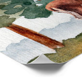 Poster Deer One Happy Camper Woodland Milestone (Coin)