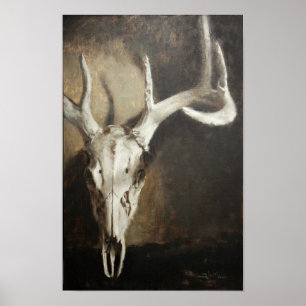 Poster Deer Skull