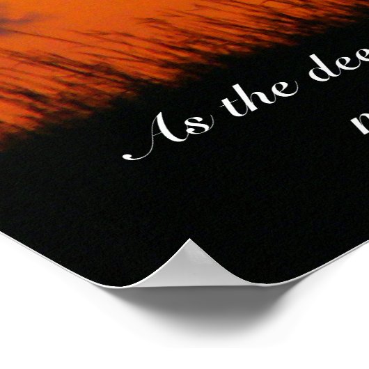 Poster Deer Sunset (Coin)