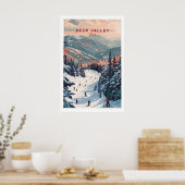 Poster Deer Valley Ski Print - Utah 1 (Cuisine)