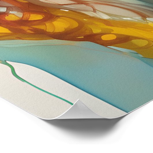 Poster Déesse à cornes rouges (Coin)