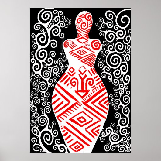 Poster Déesse ancienne (Devant)