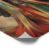 Poster Déesse arc-en-ciel Iris Mythologie grecque Art boh (Coin)