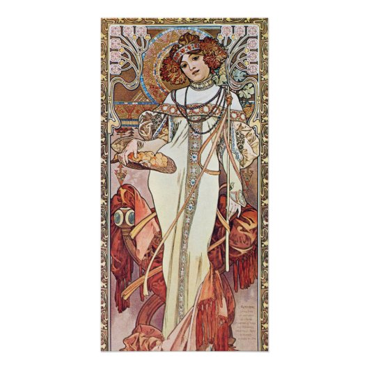 Poster Déesse Art Nouveau (Devant)