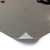 Poster Déesse aux roses rouges (Coin)