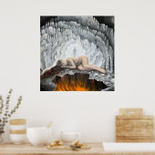 Poster Déesse dacienne dans une grotte (Cuisine)
