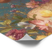 Poster « Déesse de la Lumière – Murmure de Fleurs » (Coin)