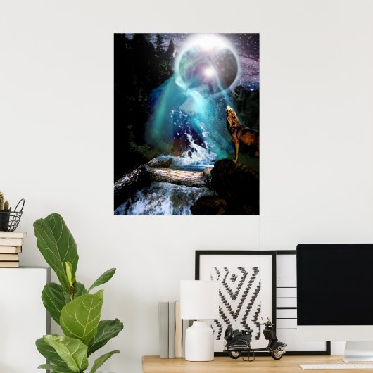 Poster Déesse De La Lune (Bureau à domicile)